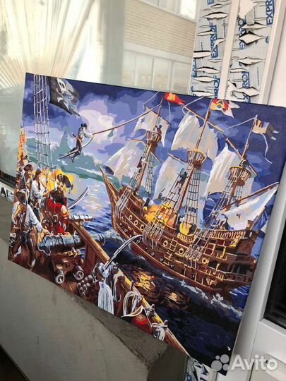 Готовая картина по номерам