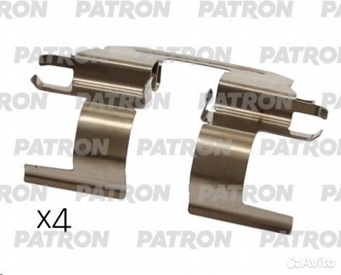 Комплект монтажный тормозных колодок дисковых subaru forester 2.0/2.0 S turbo 97-02 forester 2.0/2.0