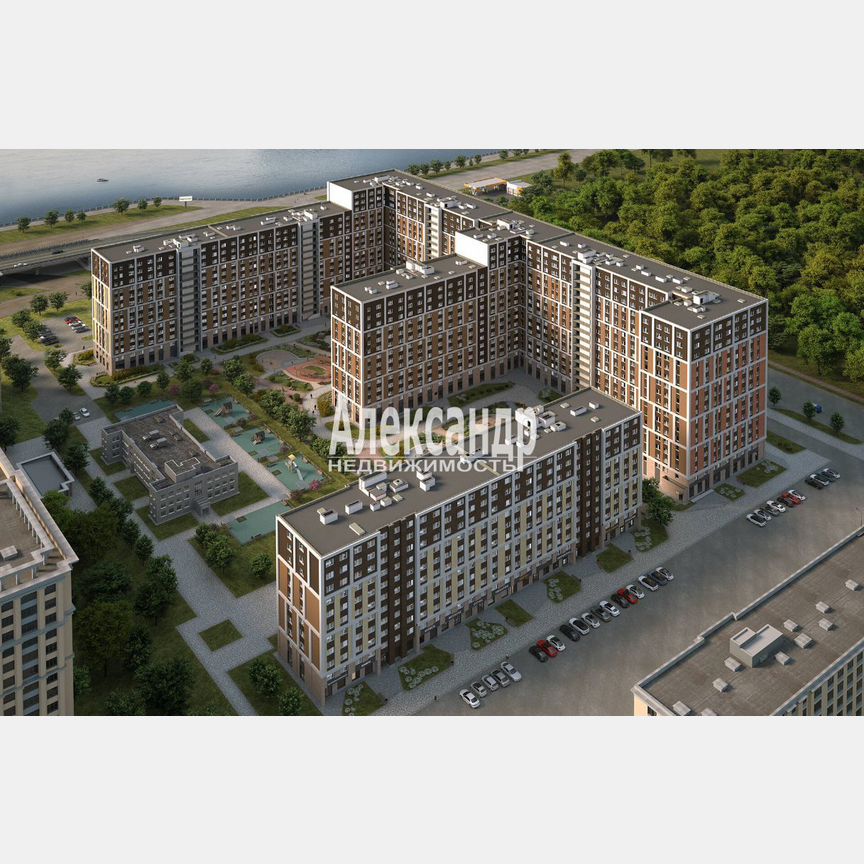 1-к. апартаменты, 36,8 м², 4/17 эт.