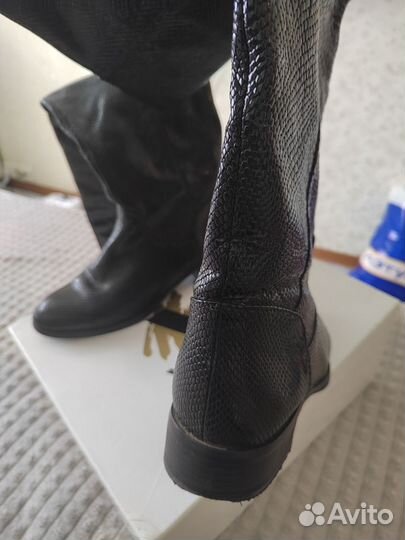 Сапоги женские кожа демисезонные 38 размер