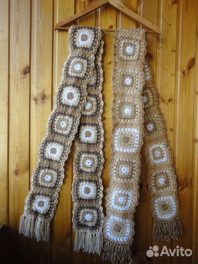 Осенние шарфы ручной вязки Handmade