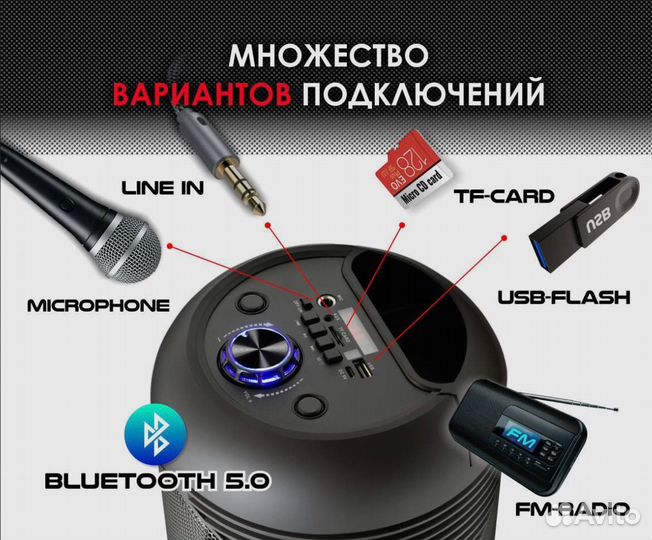 Блютуз колонка новая