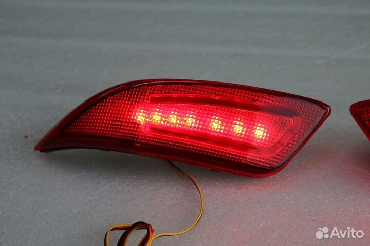 Camry 55 LED Фонари в задний бампер катафоты V4XS5