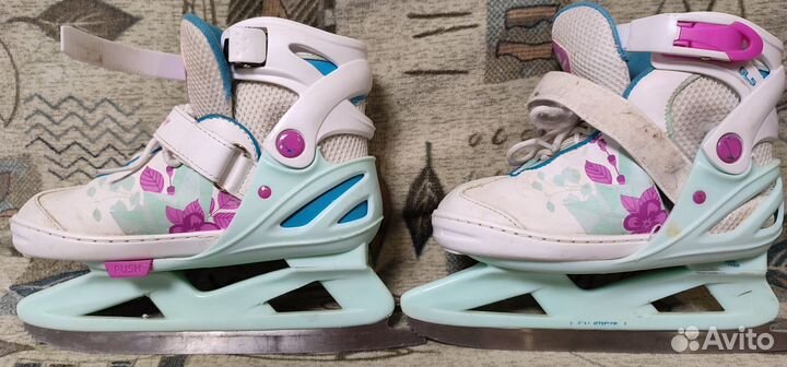Коньки детские раздвижные 31-36