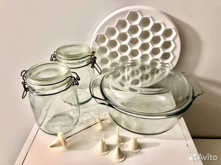 Банки стеклянные Икеа Коркен посуда