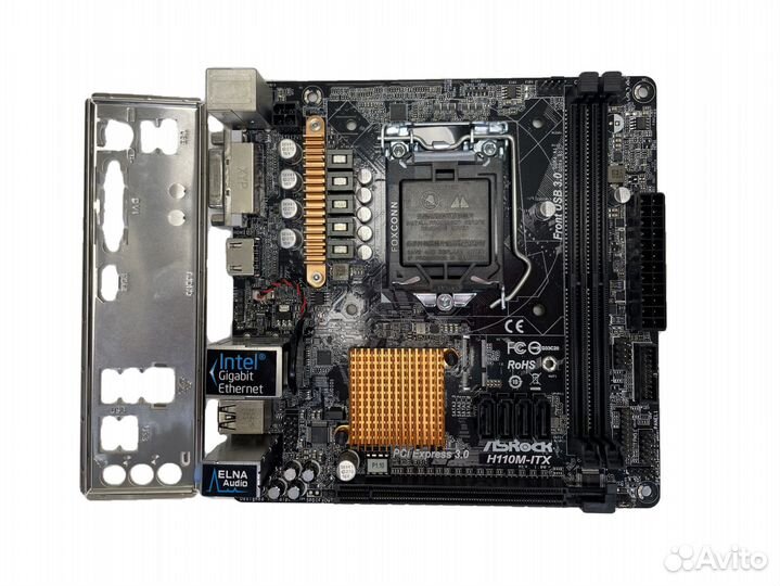 Материнская плата ASRock H110-ITX Soc-1151v1