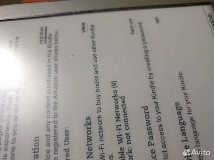 Электронная книга Kindle 4 wi-fi + словари