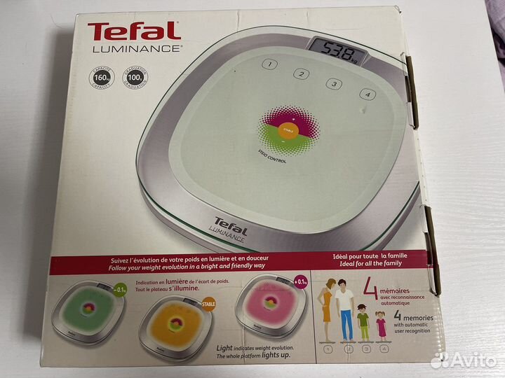 Весы напольные Tefal luminance pp 8043