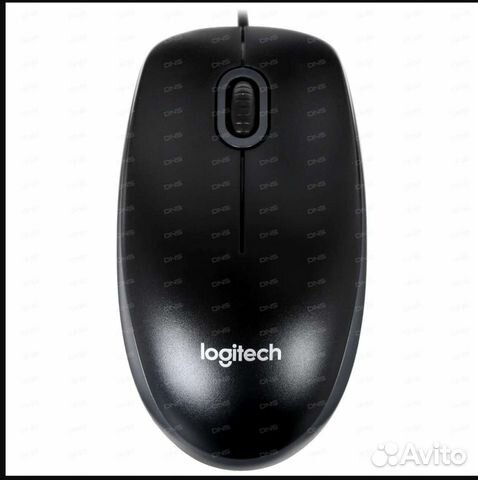 Мышь проводная Logitech B100 910-003357 черный