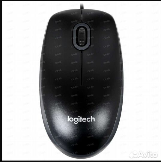 Мышь проводная Logitech B100 910-003357 черный