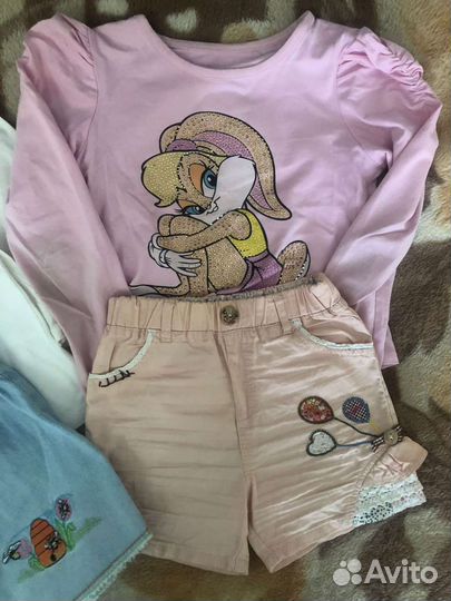 Пакет вещей на девочку 2-6 лет