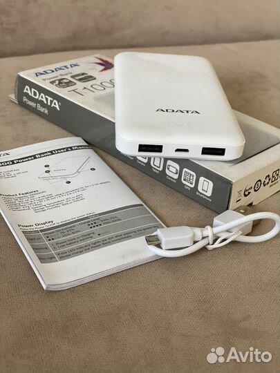 Внешний аккумулятор adata T10000