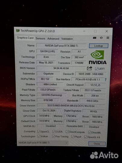 Видеокарта Rtx 3060 Ti Samsung Гарантия