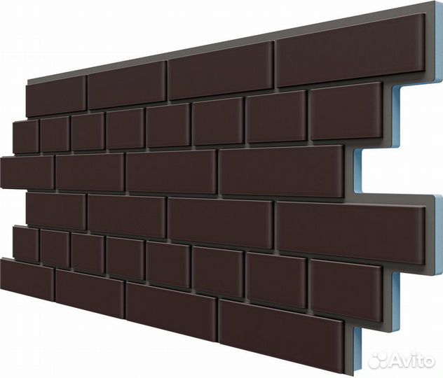 Фасадные Термопанели Доломит Кирпич 20 мм Коричнев