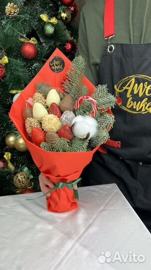 Клубника в шоколаде букеты