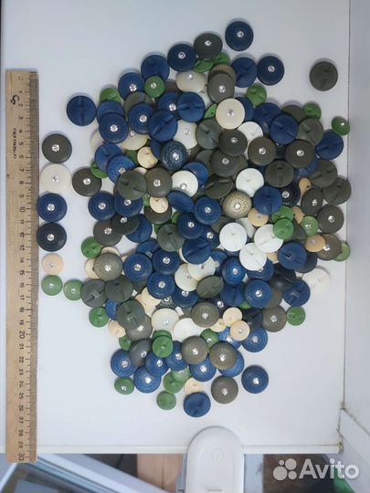 Пуговицы разные для детских развивающих ковриков