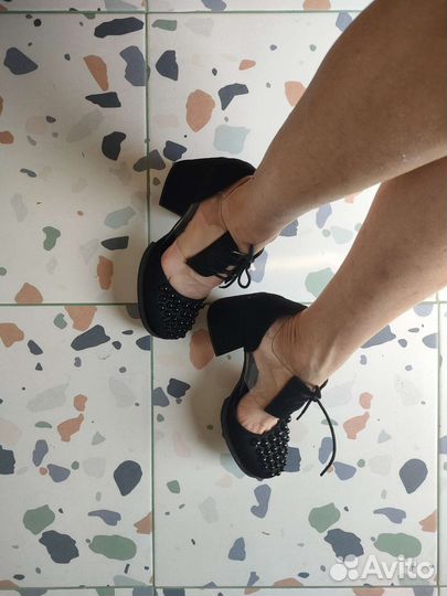 Туфли мэри джейн устойчивый каблук братц