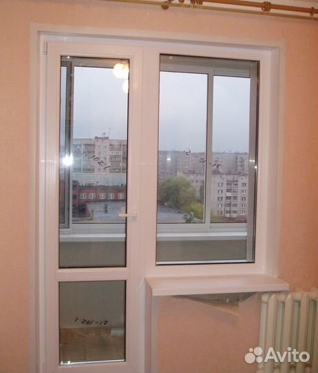 Балконный блок пластиковый