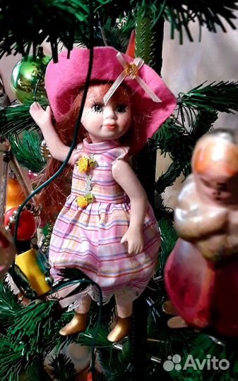 Кукла фарфор вся25 см винтаж