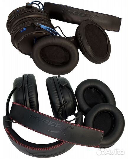 Амбушюры + оголовье HyperX Cloud, Alpha, Alpha S