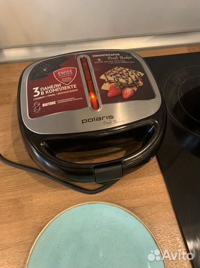 Polaris 3 в 1 вафельница гриль минипекарня