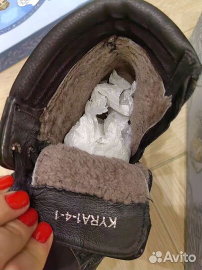 Ботинки женские зимние натуральная замша, мех