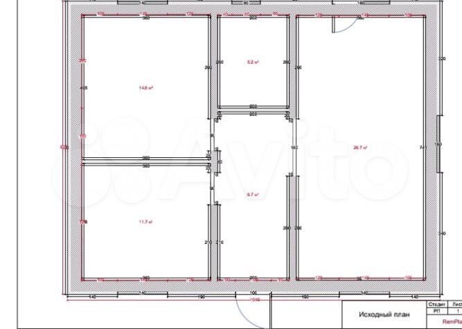 Дом 80 м² на участке 8 сот.