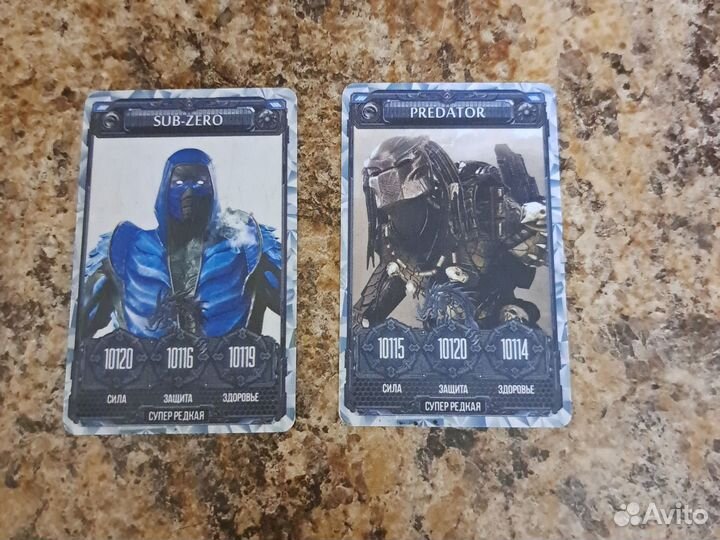 Карточки мортал комбат