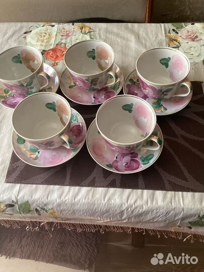 Чайная пара гигант Дулево