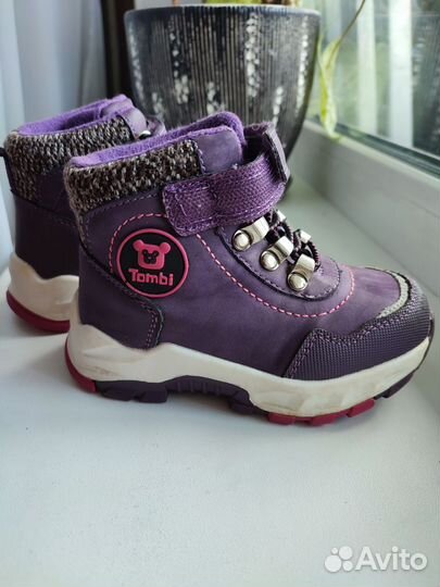 Ботинки демисезонные для девочки tombi 23 размер