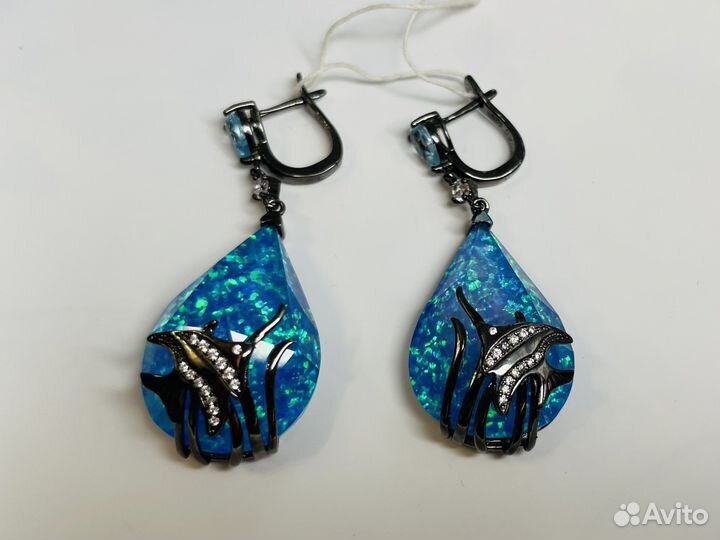 Серебряные серьги