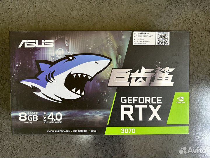 Видеокарта asus geforce rtx 3070