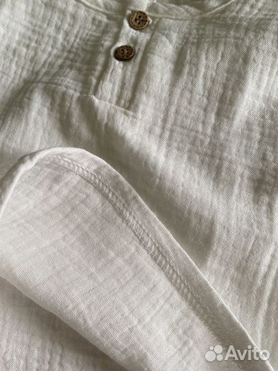 Муслиновый костюм детский со штанами