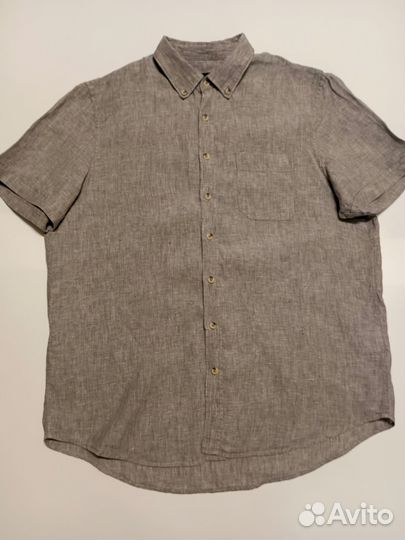 Мужская льняная рубашка canda
