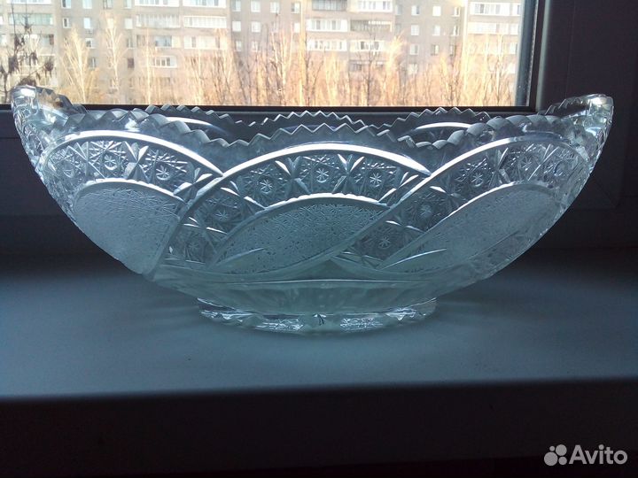 Ваза советский хрусталь