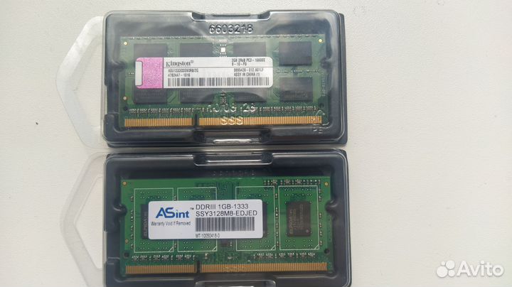 Оперативная память ddr3 для ноутбука