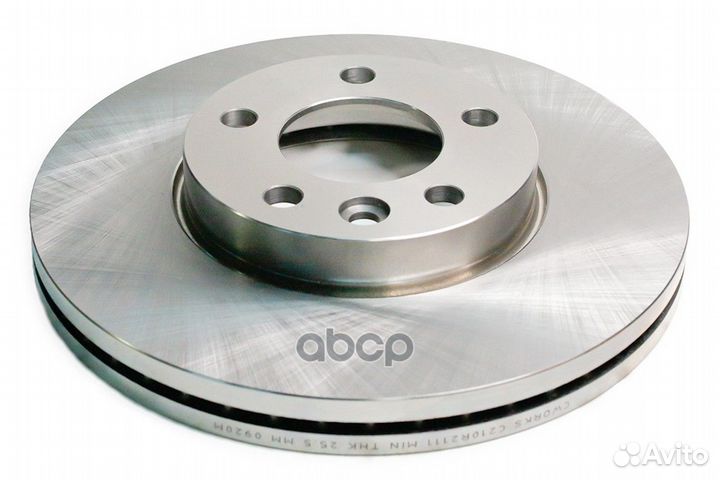 Диск тормозной VW touareg/transporter 03- перед