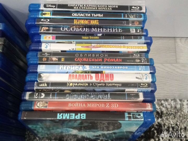 Много блюрей на продажу
