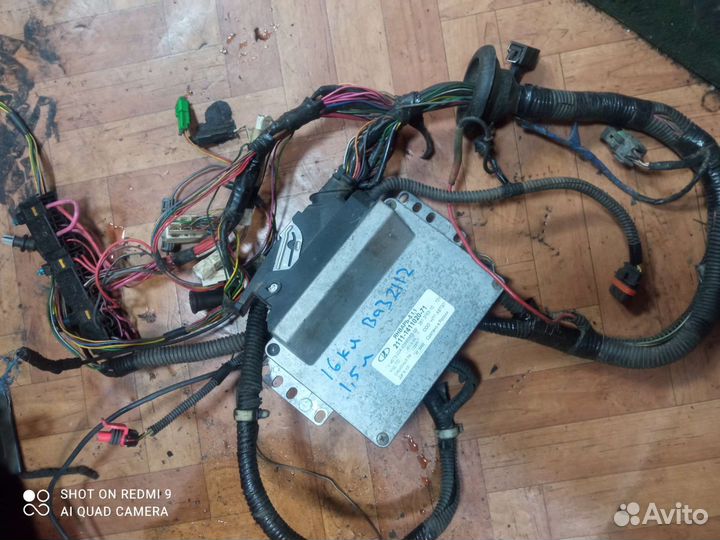 Праводка жгут с мозгами на ваз