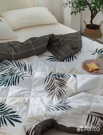 Покрывало стеганое евро легкое одеяло новое