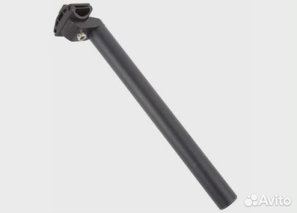 Вынос седла, алюминиевый, черный, с замком, 350mm