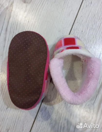 Тапочки домашние детские, размер 19-20