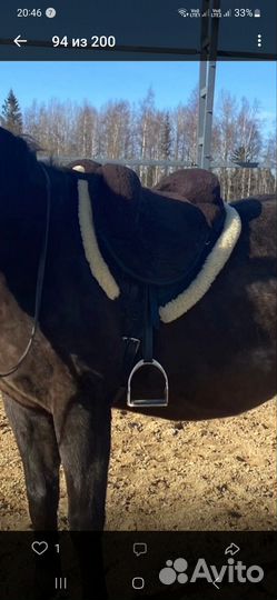 Меховое седло Comfi