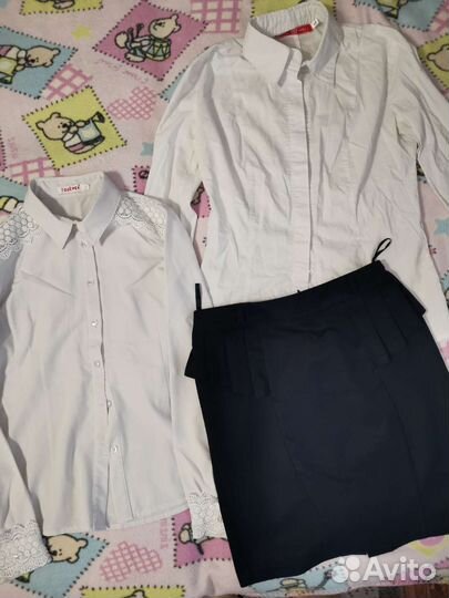 Вещи к школе на 146-152см (синий тёмный)