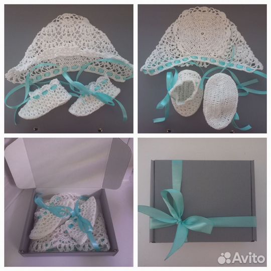 Набор Чепчик и Пинетки