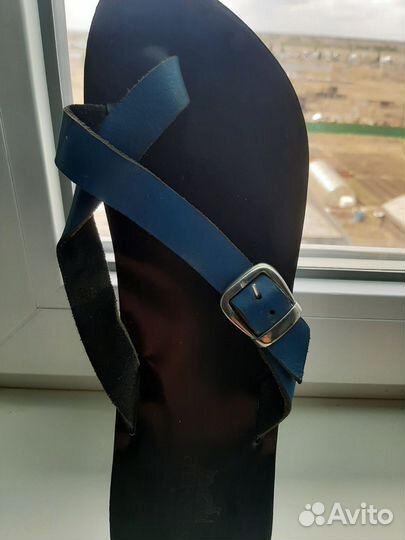 Сандалии-сланцы мужские hermes