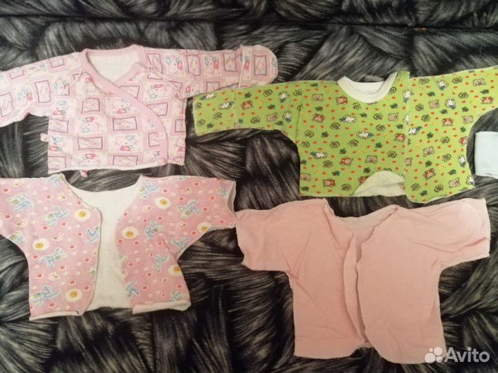 Пакет, распашонки для девочки, 56 размер