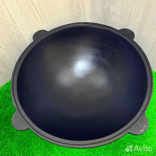 Казан чугунный 22л Узбекский новый сорт Premium