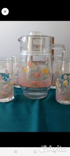 Набор кувшин со стаканами 6шт