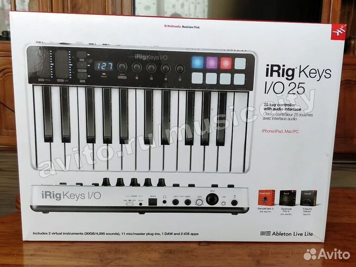 IK Multimedia iRig Keys I/O 25